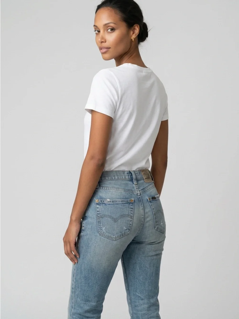 Ralph Lauren Thompson 650 Distressed Denim Jeans